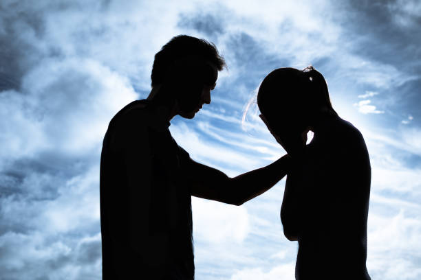 別れようとしているカップル